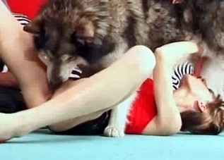 Lustful husky enjoying hardcore sex on cam